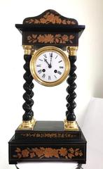 Napoleon III Klok Pendule Empire Parelmoer met sleutel😍🕐👌, Antiek en Kunst, Antiek | Klokken, Ophalen of Verzenden