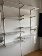 Wandrail met dragers en planken wit, Huis en Inrichting, Ophalen, Gebruikt