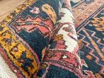 Handgeknoopt vintage vloerkleed – Malayer stijl – 216x148, 100 tot 150 cm, Digital8, 200 cm of meer, Perzisch klassiek Bohemian Mid-century Oudroze blauw Wabi-sabi