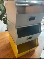 Kidsdepot Opbergbak metaal 3 stuks, 3 voor 30€ (nieuw 135€), Ophalen, Zo goed als nieuw
