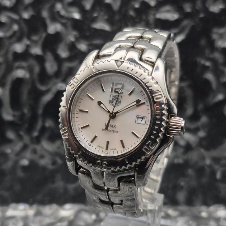 Tag Heuer Link Ref. WT1315 Mother Of Pearl Quartz, Sieraden, Tassen en Uiterlijk, Horloges | Dames, Gebruikt, Polshorloge, Overige merken