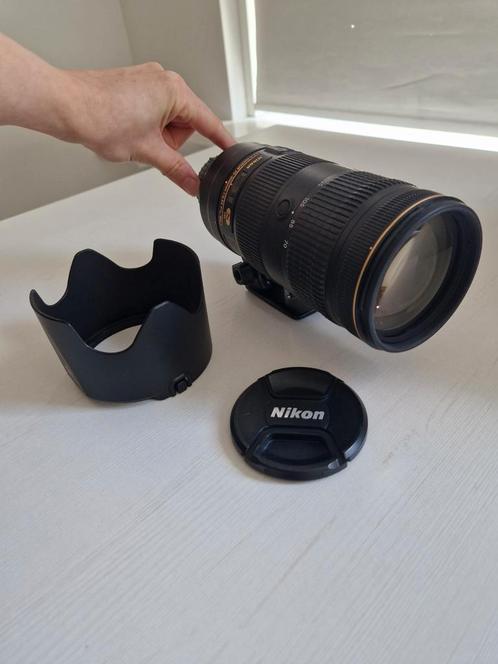 Nikon NIKKOR 70-200mm f/2.8E FL ED VR Compleet, Audio, Tv en Foto, Fotografie | Lenzen en Objectieven, Zo goed als nieuw, Telelens