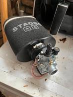 2 takt carburateur 19mm+ stage 6 power filter, Ophalen of Verzenden, Zo goed als nieuw, Carburateur
