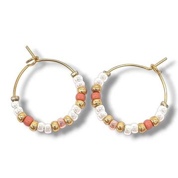 Luclo Arts Zomer Creolen #44 - Miyuki Beads beschikbaar voor biedingen