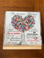 Nieuwe decoratieve tegel met houten standaard, Ophalen of Verzenden, Nieuw