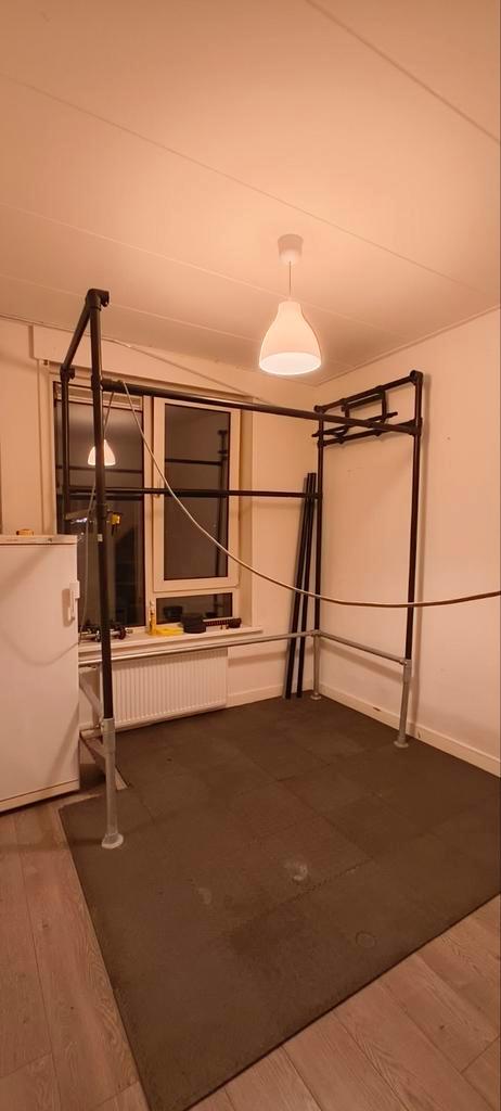 Gymrack / Krachtstation, Sport en Fitness, Fitnessapparatuur, Gebruikt, Krachtstation, Armen, Benen, Borst, Buik, Rug, Metaal