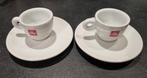 Illy espressokopjes en schoteltjes, Huis en Inrichting, Keuken | Servies, Ophalen, Zo goed als nieuw, Overige stijlen, Kop(pen) en/of Schotel(s)
