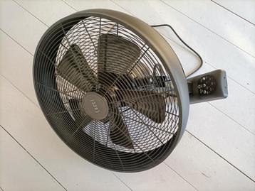 Wandventilator, merk Lucci. Diameter 45cm. beschikbaar voor biedingen