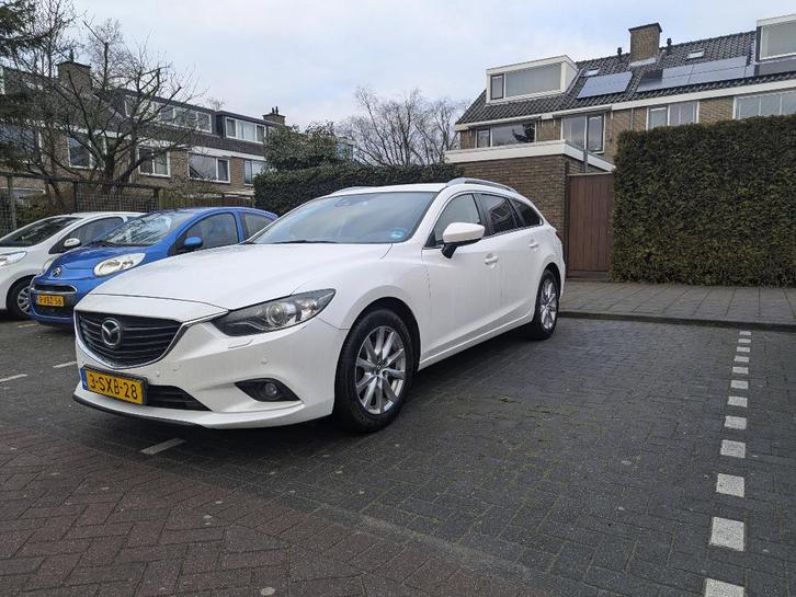 Mazda 6 2.0 Sportbreak 2013 Wit, Auto's, Mazda, Particulier, ABS, Airbags, Airconditioning, Bluetooth, Bochtverlichting, Centrale vergrendeling