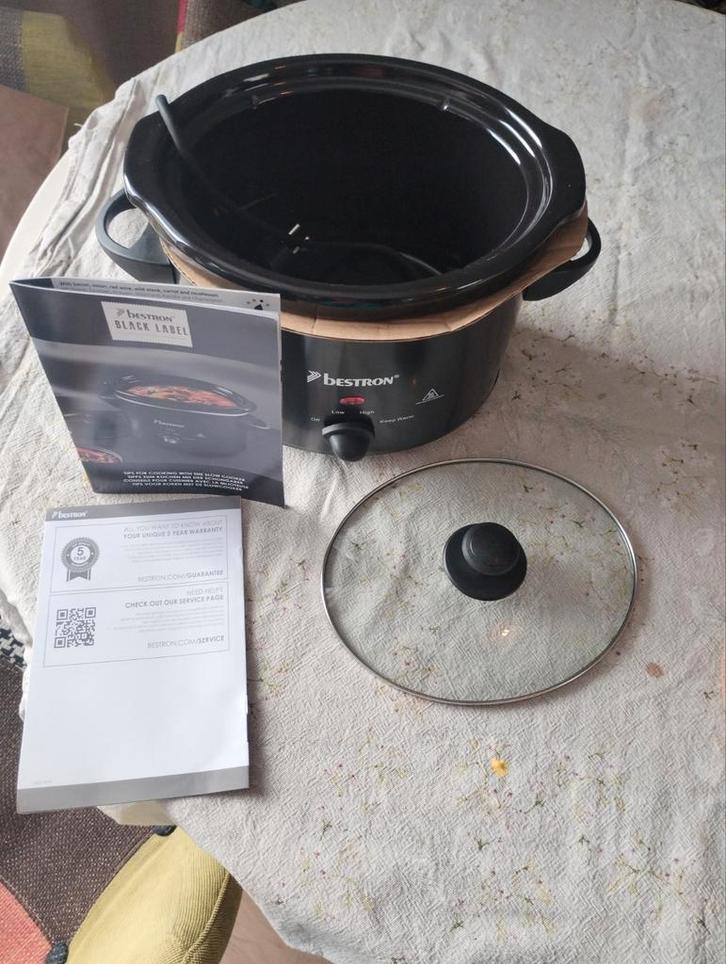 Nieuwe Bestron Slowcooker - Nooit gebruikt!, Witgoed en Apparatuur, Slowcookers, Nieuw, Ophalen of Verzenden