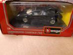 VRAGO.  Lamborghini contact '88  zwart, Ophalen of Verzenden, Nieuw, Bburago