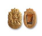 Knoopsgatspeld Demobilisatie Koninklijke Marine, W, Ophalen of Verzenden, W, Marine