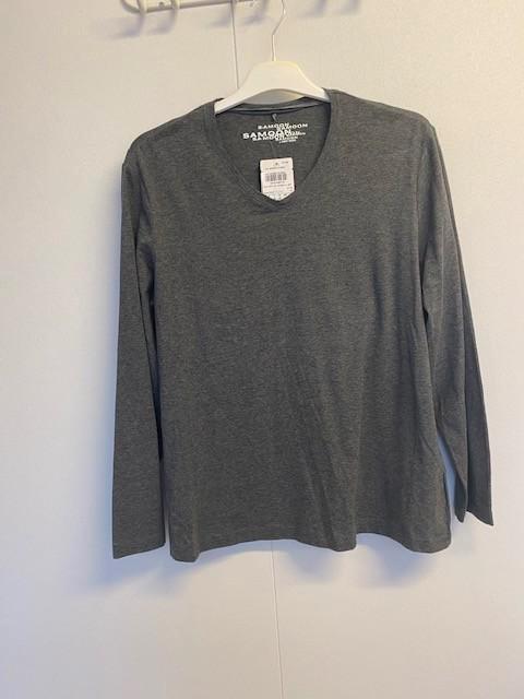 Grijs v-hals shirt Samoon maat 46 nieuw!, Kleding | Dames, Grote Maten, Nieuw, Shirt of Top, Grijs, Ophalen of Verzenden