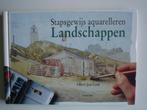 Verfen Landschappen aquarelleren (7934/37-41), Hobby en Vrije tijd, Schilderen, Ophalen of Verzenden, Zo goed als nieuw