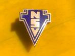 Oude emaille broche NSV Nijmeegse Schoolvereeniging, Ophalen of Verzenden, Gebruikt, Overige onderwerpen