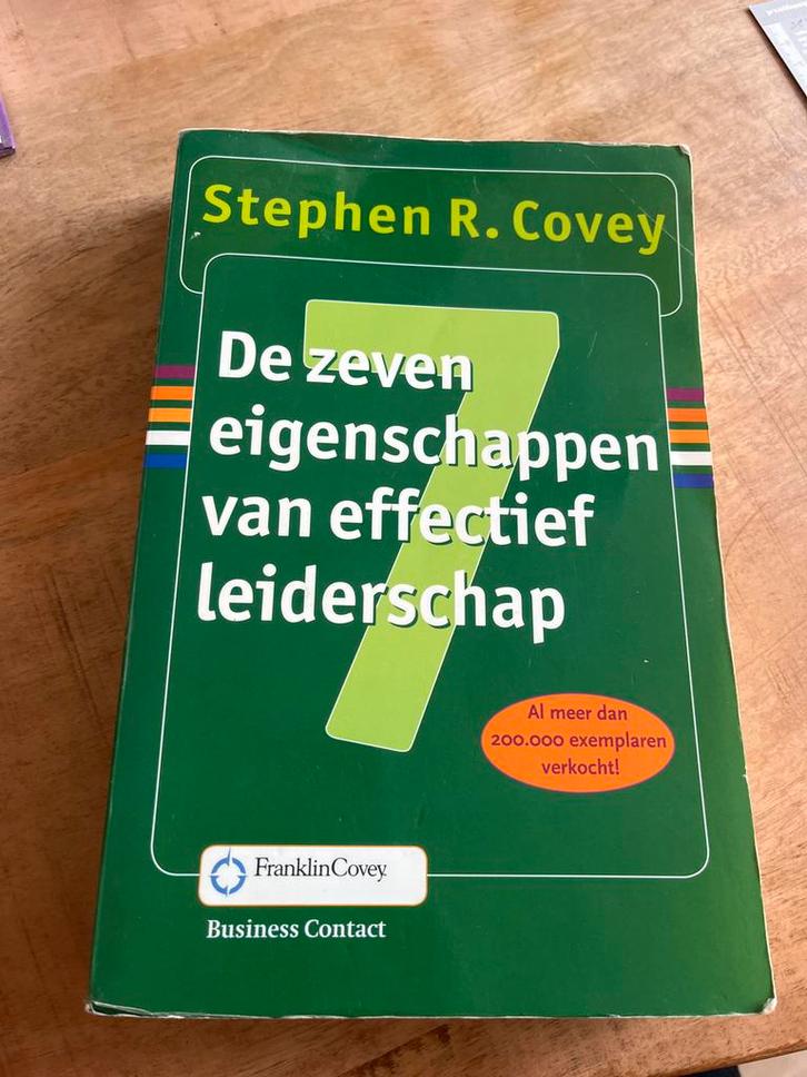 De zeven eigenschappen van effectief leiderschap, Boeken, Advies, Hulp en Training, Gelezen, Ophalen of Verzenden