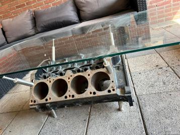 V8 Salontafel, motorblok tafel  beschikbaar voor biedingen
