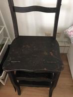 Mooie oude Franse bibliotheek stoel/trap uniek en decoratief, Antiek en Kunst, Antiek | Meubels | Stoelen en Banken, Ophalen