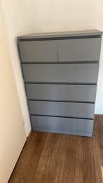 Kast, Huis en Inrichting, Kasten | Kledingkasten, 100 tot 150 cm, Zo goed als nieuw, Grijs van kleur, Met lade(s)