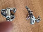 Shiman Dura-Ace voor en achterderailleur., Fietsen en Brommers, Fietsonderdelen, Ophalen of Verzenden, Gebruikt, Racefiets, Derailleur of Ketting