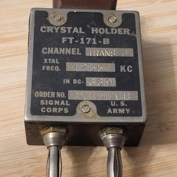 Crystal Holder FT-171-B - Zender Kristal U.S. Army beschikbaar voor biedingen