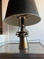Koperen plafondlamp XL met stalen kap en 3 lichtpunten, Ophalen of Verzenden, Zo goed als nieuw