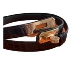 Hermès Kelly Croc Riem, Kleding | Dames, Ophalen of Verzenden, Zo goed als nieuw, Zwart