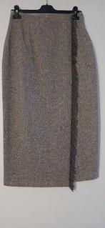 Rok, tweed, overslag rok, Kleding | Dames, Rokken, Maat 38/40 (M), Beige, Ophalen of Verzenden, Zo goed als nieuw