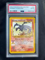 SHINING CHARIZARD | NEO DESTINY | 107/105 | PSA 4 CLEAN, Ophalen, Zo goed als nieuw, Losse kaart, Foil