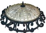 Vintage plafondlamp, Verzenden, Zo goed als nieuw, Glas, Vintage