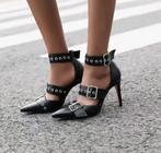 Mooie pumps met straps, tm 48, Verzenden, Nieuw, Zwart