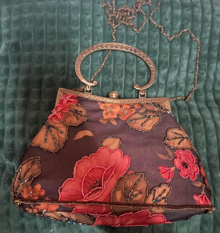 Vintage Leko damestas, Sieraden, Tassen en Uiterlijk, Tassen | Damestassen, Zo goed als nieuw, Handtas, Ophalen of Verzenden