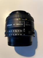 Nikon AF Nikkor 50mm F/1.8 D, Audio, Tv en Foto, Fotografie | Lenzen en Objectieven, Ophalen of Verzenden, Gebruikt, Standaardlens