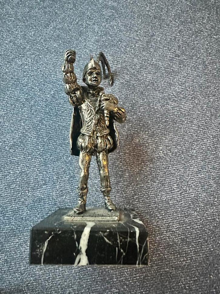 Prins Beeldje - Marmer & Metaal, Antiek en Kunst, Kunst | Beelden en Houtsnijwerken, Ophalen of Verzenden
