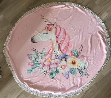 ZomerDroom! Roze Unicorn Badlaken , 150cm Zacht & Magisch  beschikbaar voor biedingen