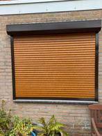 Elektrisch rolluik - 139x159,5cm - Direct af te halen!, Ophalen, Gebruikt, Bruin, Elektrische bediening