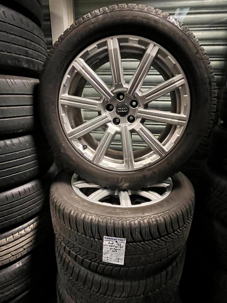 Audi Q7 winterset 20 inch, Auto-onderdelen, Banden en Velgen, Banden en Velgen, Winterbanden, 20 inch, 285 mm, Personenwagen, Gebruikt