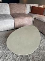 Organische salontafel Taupe metaal, Huis en Inrichting, Tafels | Salontafels, Minder dan 50 cm, Rechthoekig, Ophalen of Verzenden