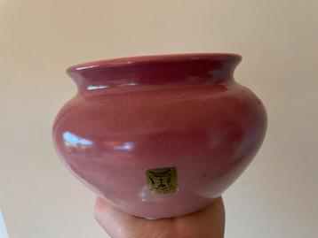 Vintage Prosman Bloempot Roze Holland Aardewerk Pot beschikbaar voor biedingen