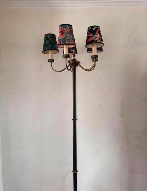 5-armige staande lamp / vloerlamp, Antiek en Kunst, Antiek | Lampen, Ophalen