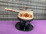Vintage fondueset, Witgoed en Apparatuur, Fonduesets, Ophalen of Verzenden, Gebruikt, Brander, Fondueset