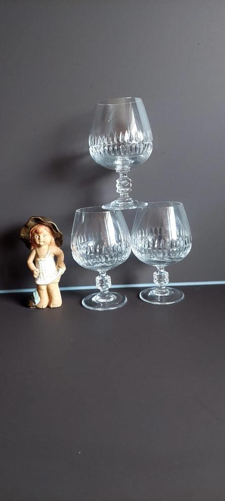 3 Schott Zwiesel kristallen cognac glazen Löffelhardt, Antiek en Kunst, Antiek | Glas en Kristal, Ophalen of Verzenden