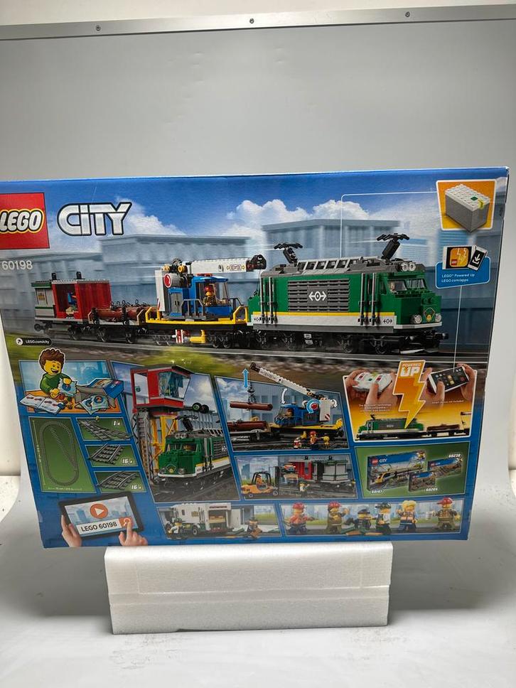 LEGO City 60198 Goederentrein - Compleet!, Kinderen en Baby's, Speelgoed | Duplo en Lego, Nieuw, Lego, Complete set, Ophalen of Verzenden