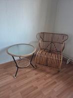 Vintage Rohé Noordwolde salontafel + fauteuil, Ophalen