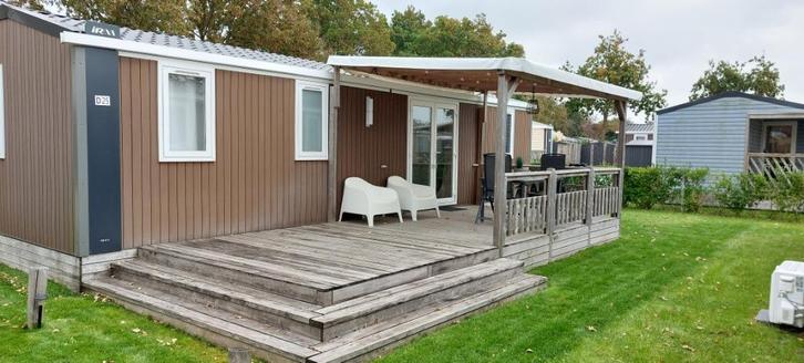 CHALET aan zee 6 persoons 3 slk,2 badkamers,2 toiletten.TOP, Caravans en Kamperen, Stacaravans, tot en met 6, Ophalen