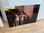 Plexiglas Schilderij Vrouw & Panter 120x80, Ophalen