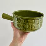 West Germany Jasba SCHAAL groen keramiek vintage mid century, Antiek en Kunst, Antiek | Keramiek en Aardewerk, Ophalen of Verzenden