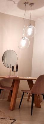 2 glazen bollampen, Ophalen, Gebruikt, Glas, Minder dan 50 cm