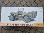 Dragon US Willys jeep bouwdoos 1/6 compleet, Hobby en Vrije tijd, Modelbouw | Auto's en Voertuigen, Overige merken, Auto, Groter dan 1:32