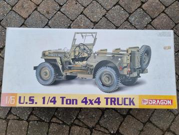 Dragon US Willys jeep bouwdoos 1/6 compleet beschikbaar voor biedingen